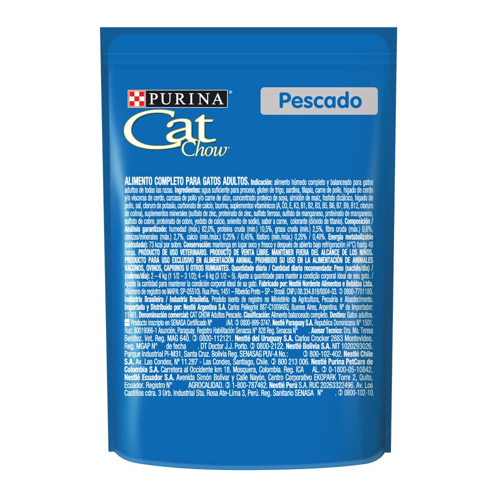 Cat Chow Adulto Pescado 85Gr – foto 2