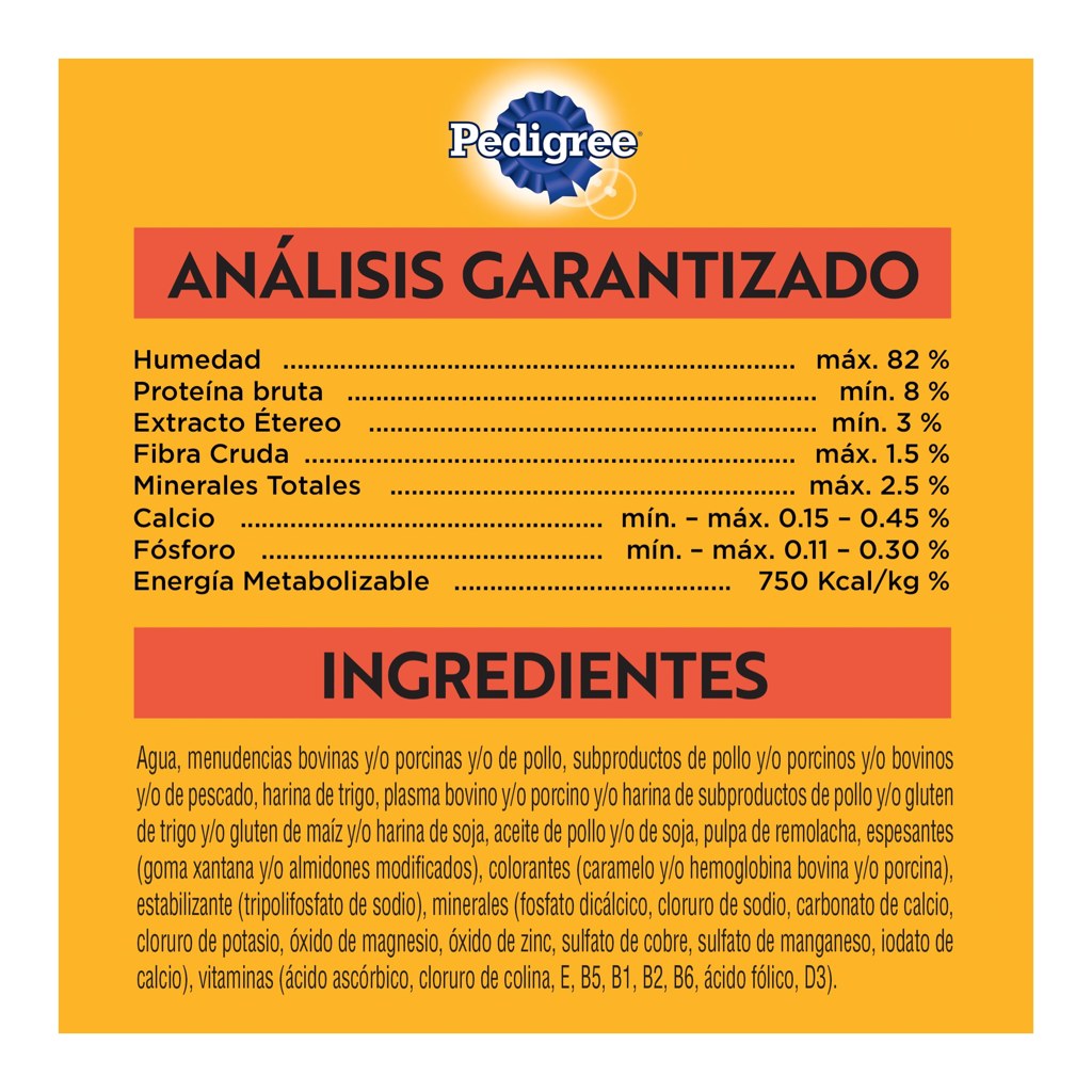 Pedigree Adulto Pequeños Carne 100Gr – foto 3