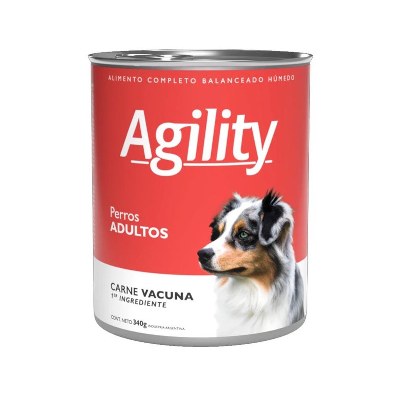[SIE056] Agility Dog Carne Lata 340Gr