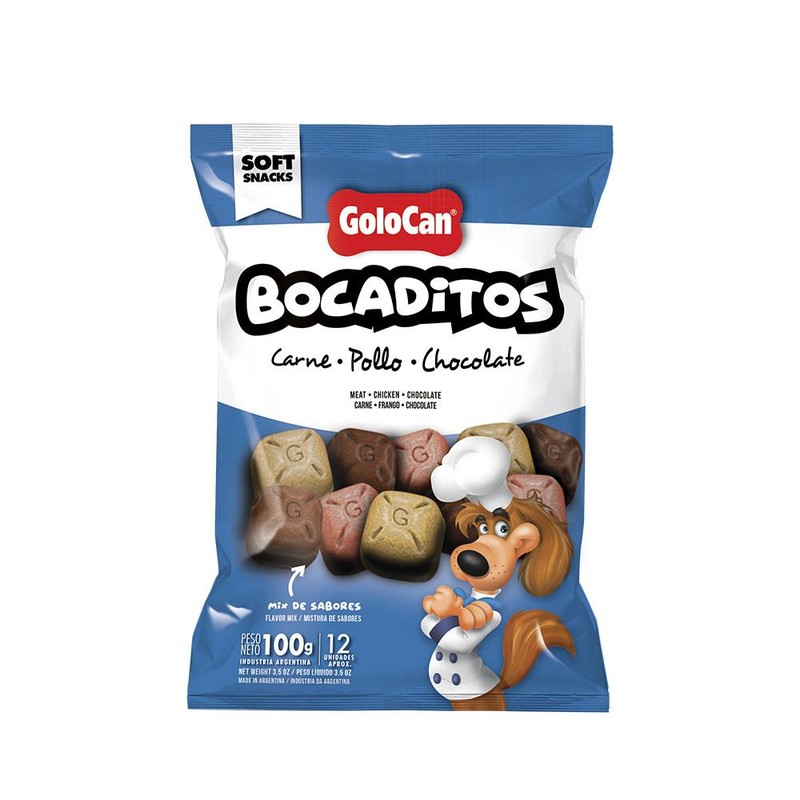 [GOL114] Boc Gc Carne/Pol/Choc X 100 Gr