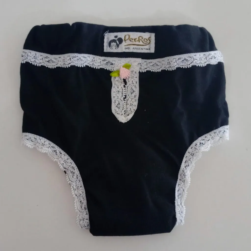 [ROP070] Bombacha Sanitaria con Puntilla T3