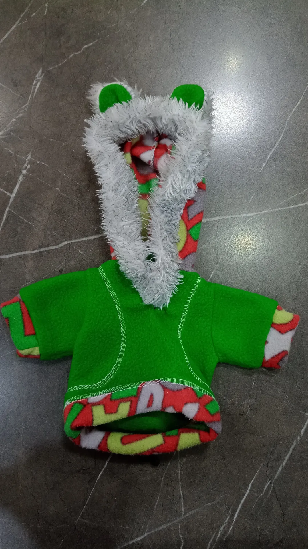 [ROP081] Buzo Polar Capucha Y Orejas T0