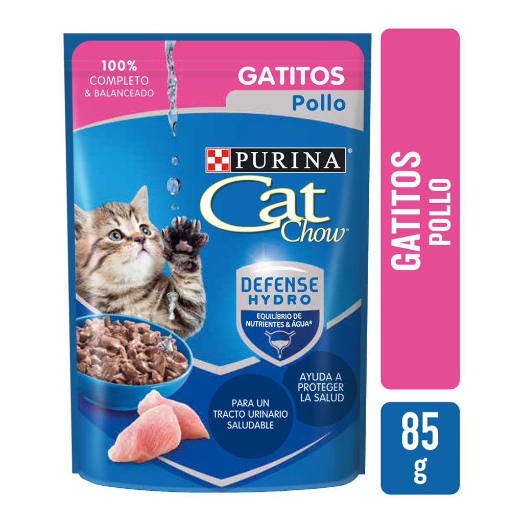 [CHOW002] Cat Chow Gatitos Pollo 85Gr