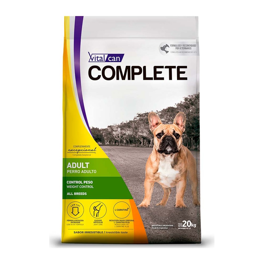 [VIT167] Complete Perro Control/Peso X 20Kg