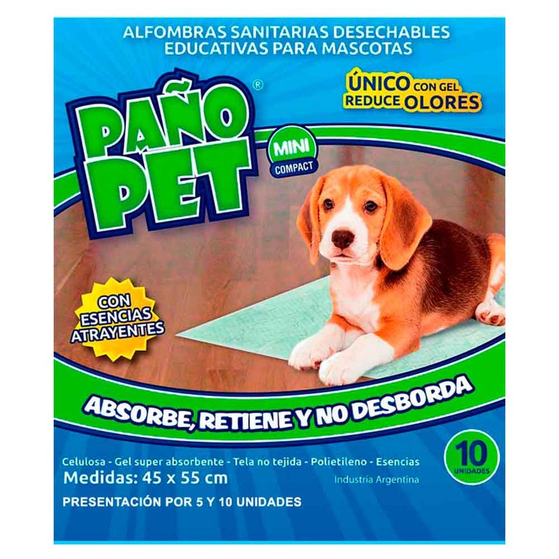 [HIG117] Paño Pet Mini X 10 (45 X 55)