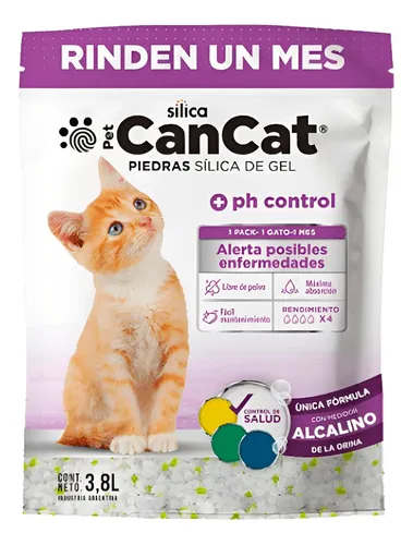 [HIG132] Piedras Sanitaria Can Cat Silica Control PH 3.8Kg