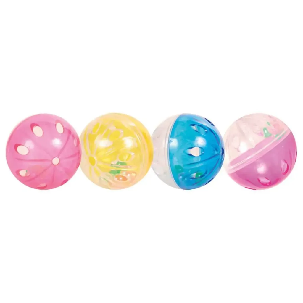 [JUG1329] Set Pelotas x 4 Con Cascabel