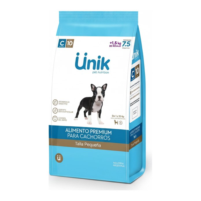 [UNIK026] Unik Perro Cachorro Talla Pequeña X 7,5+1,5Kg