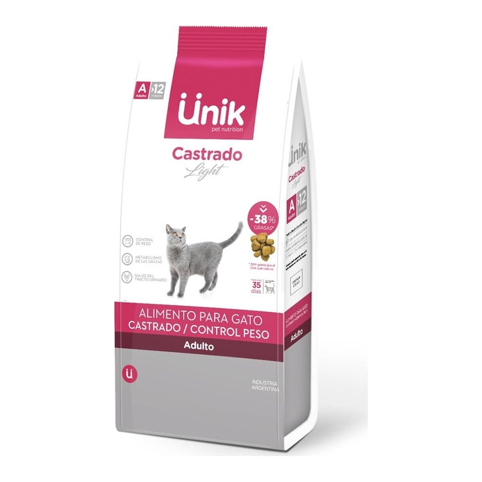 Unik Gato Castrado/Control Peso X 2+500Kg
