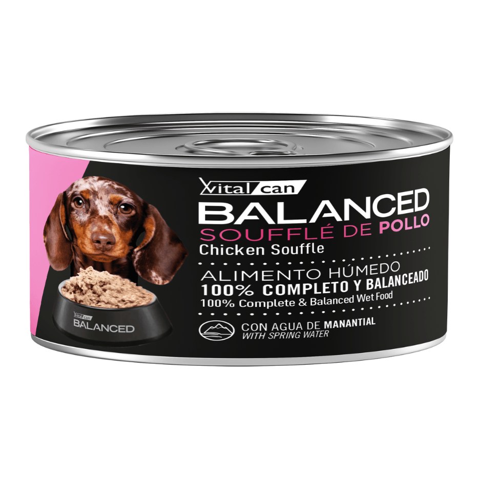 Balanced Souffle Pollo Perro Cachorro 85Gr