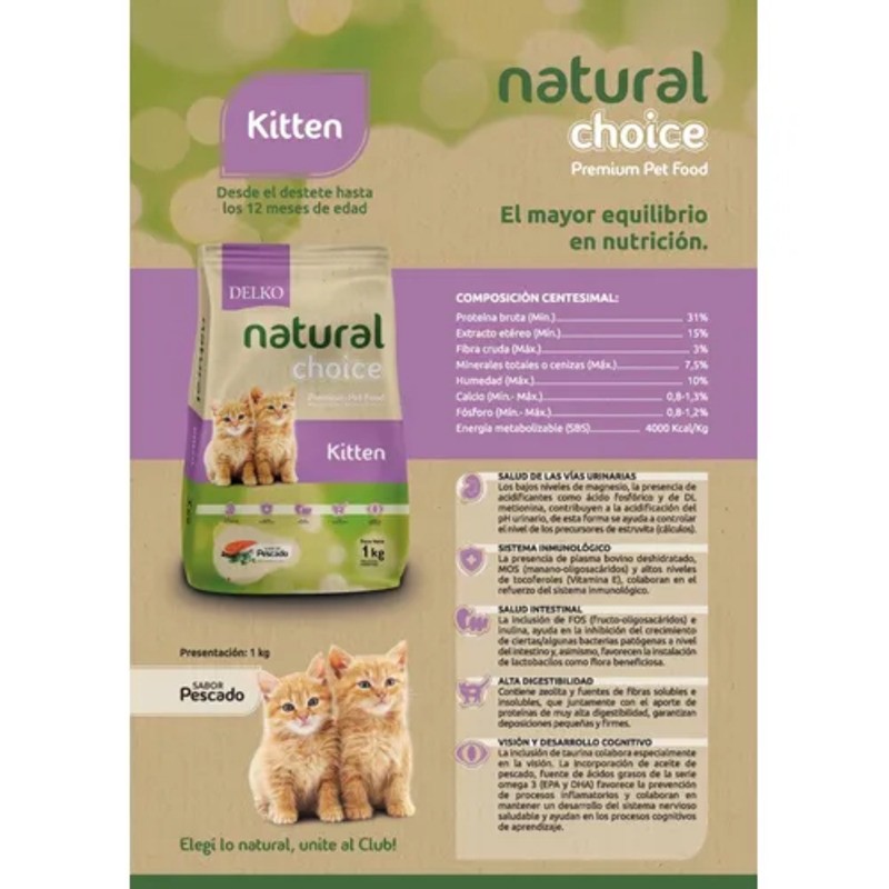 Natural Choice Gato Kitten X 1,5Kg