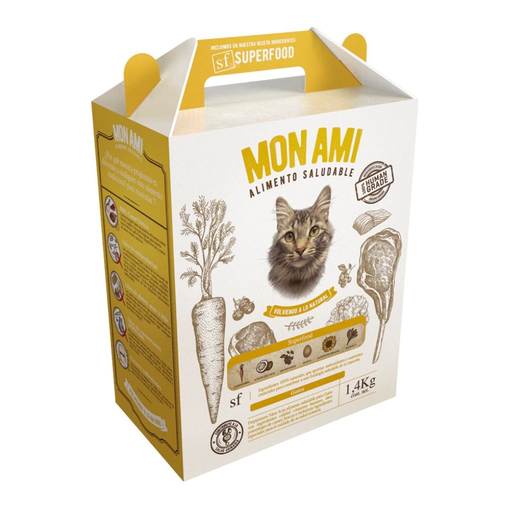 Mon Ami Alimento HG Gato X 1,4Kg